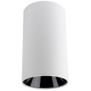 LED taškinis šviestuvas, apvalus, juodas reflektorius