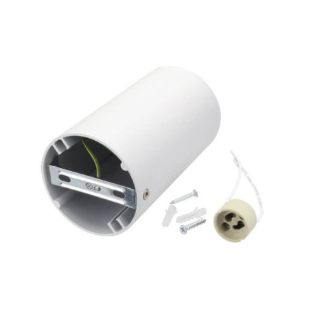 LED taškinis šviestuvas, apvalus, juodas reflektorius