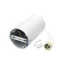 LED taškinis šviestuvas, apvalus, baltas reflektorius