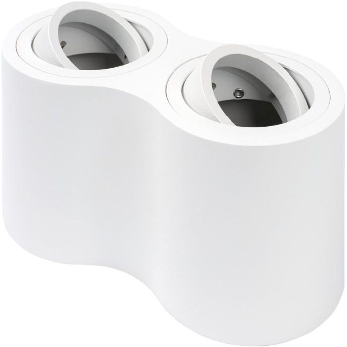 LED taškinis šviestuvas, 2xGU10, baltas