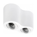 LED taškinis šviestuvas, 2xGU10, baltas