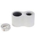 LED taškinis šviestuvas, 2xGU10, baltas