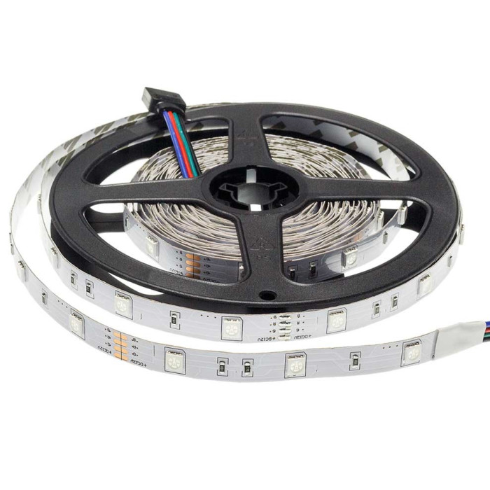 LED juosta, 7.2W/m, 500Lm/m, 12V, Pro, RGB spalvos