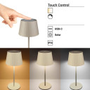 LED saulės stalinė lempa, 2.5W, įkraunama, CCT 3000K-6000K