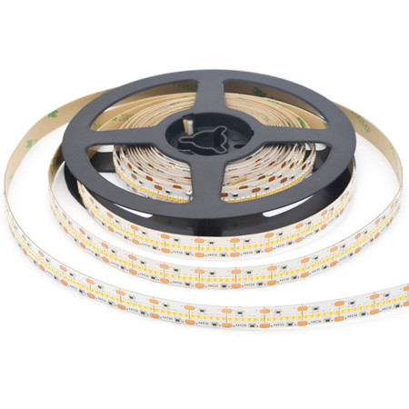 LED juosta, 24W/m, 2200Lm/m, 24V, šilta balta šviesa