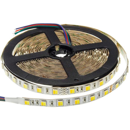 LED juosta, 16W/m, 800Lm/m, 24V, 3 metai garantija, šilta balta šviesa/šalta balta šviesa