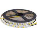 LED juosta, 16W/m, 800Lm/m, 24V, 3 metai garantija, šilta balta šviesa/šalta balta šviesa