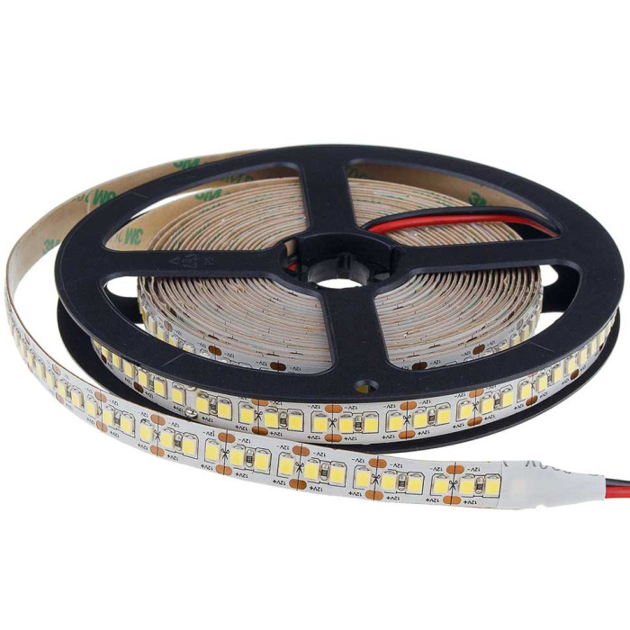 LED juosta, 20W/m, 2100Lm/m, 12V, 3 metai garantija, IP65, neutrali balta šviesa