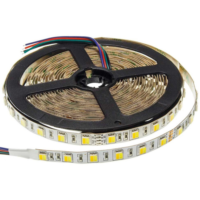LED juosta, 16W/m, 800Lm/m, 24V, 3 metai garantija, IP65, šilta balta šviesa/šalta balta šviesa