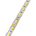 LED juosta, 16W/m, 800Lm/m, 24V, 3 metai garantija, IP65, šilta balta šviesa/šalta balta šviesa