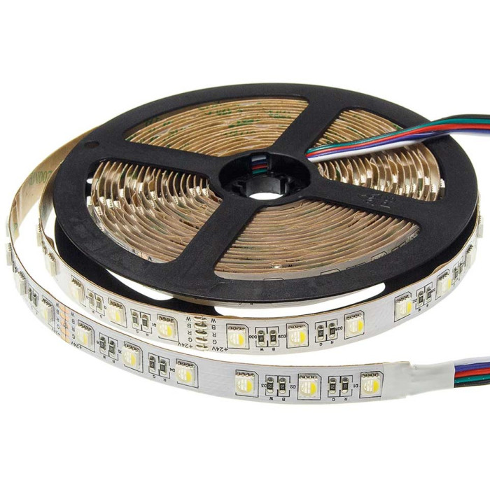 LED juosta, 9W/m, 950Lm/m, 24V, RGB spalvos