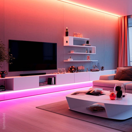 LED juosta, 16W/m, 1600Lm/m, 12V, 3 metai garantija, RGBWW spalvos