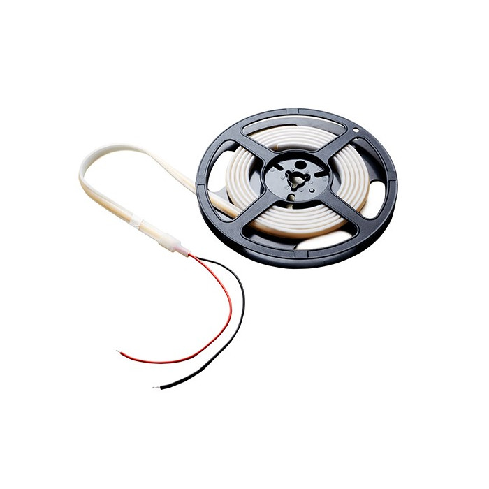 LED juosta, 10W/m, 900Lm/m, 24V, IP65, šilta balta šviesa