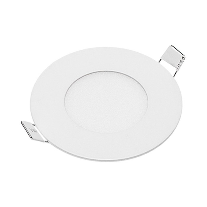 LED įmontuojamas modulis, apvalus, 3W, šilta balta šviesa