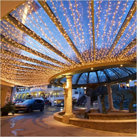 LED girlianda, skaidri, 50Lm/m, 24V, šilta balta šviesa