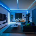 LED S-juosta, 7.2W/m, 720Lm/m, 12V, mėlyna šviesa