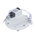 LED įmontuojamas modulis, apvalus, 6W, šilta balta šviesa