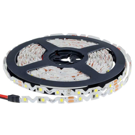 LED S-juosta, 7.2W/m, 720Lm/m, 12V, IP65, šilta balta šviesa