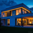 LED S-juosta, 7.2W/m, 720Lm/m, 12V, IP65, šilta balta šviesa