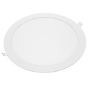 LED įmontuojamas modulis, apvalus, 24W, šilta balta šviesa