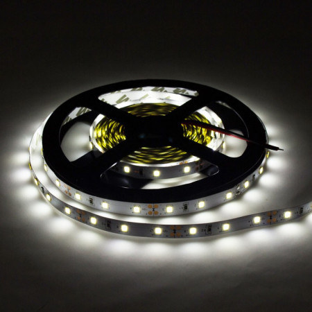 LED juosta, 4.8W/m, 300Lm/m, 12V, Pro, šalta balta šviesa