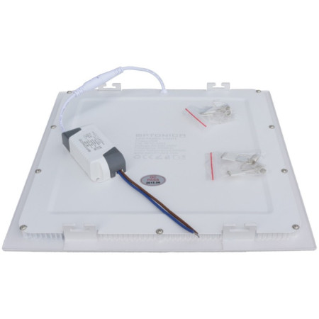 LED įmontuojamas modulis, kvadratinis, 24W, šilta balta šviesa