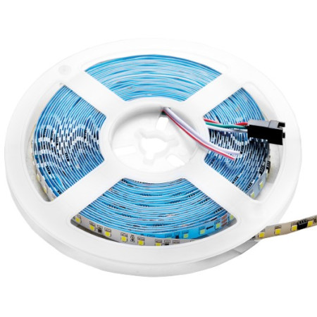 LED juostos rinkinys, 12V, nuotolinis valdymas, neutrali balta šviesa