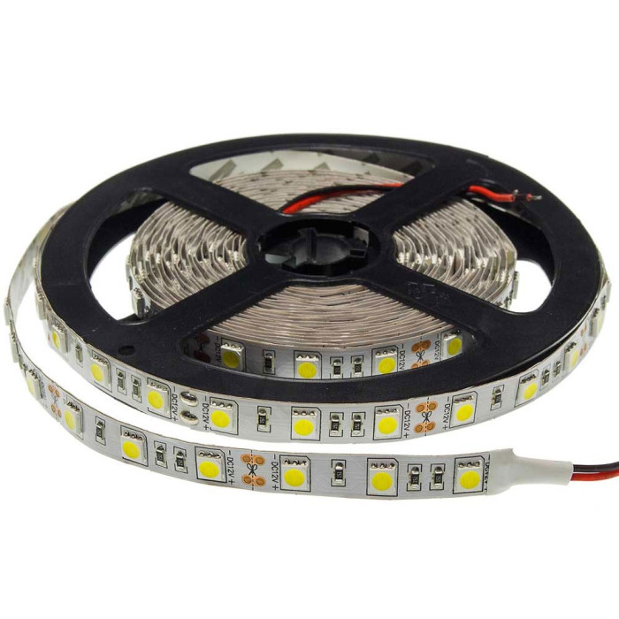 LED juosta, 7.2W/m, 500Lm/m, 12V, Pro, šilta balta šviesa