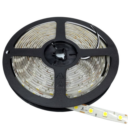 LED juosta, 7.2W/m, 500Lm/m, 12V, Pro, IP54, šalta balta šviesa