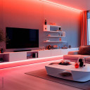 LED juosta, 14.4W/m, 1000Lm/m, 12V, Pro, raudona šviesa