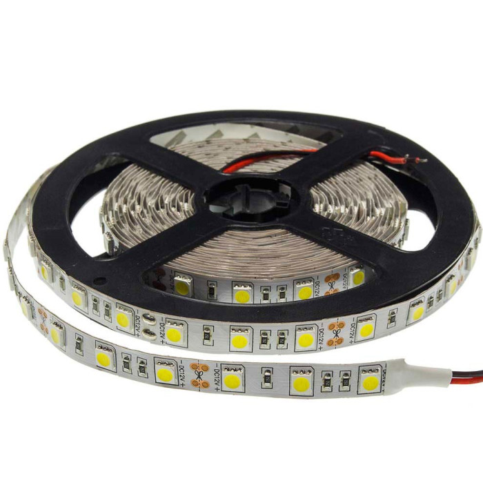 LED juosta, 14.4W/m, 1000Lm/m, 12V, Pro, mėlyna šviesa