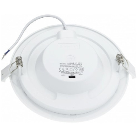 LED šviestuvas, 12W, plonas, temdomas, CCT 3000K-6000K