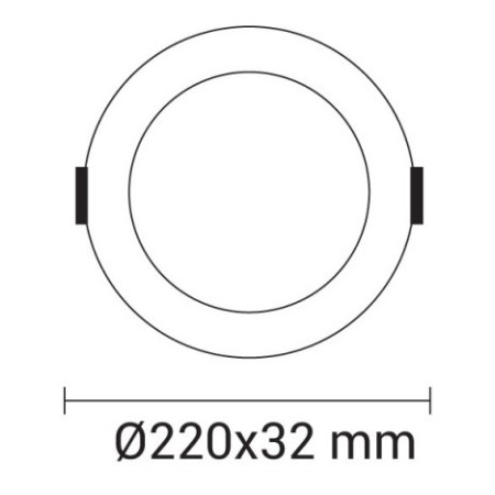 LED šviestuvas, 20W, plonas, temdomas, CCT 3000K-6000K