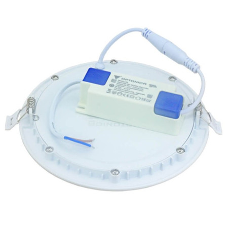 LED mini panelė, apvali, True Colour Line, 12W, šalta balta šviesa