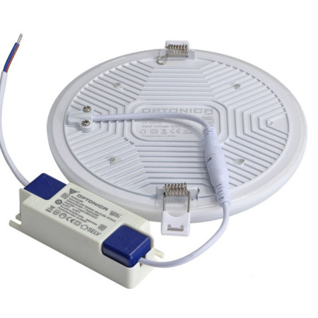 LED berėmė panelė, apvali, 36W, šalta balta šviesa