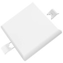 LED berėmė panelė, kvadratinė, 9W, šilta balta šviesa