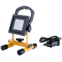 LED prožektorius, nešiojamas, įkraunamas, 10W, šalta balta šviesa