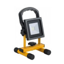 LED prožektorius, nešiojamas, įkraunamas, 10W, šalta balta šviesa