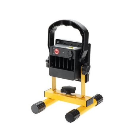 LED prožektorius, nešiojamas, įkraunamas, 10W, šalta balta šviesa