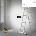 LED prožektorius, nešiojamas, įkraunamas, 10W, šalta balta šviesa