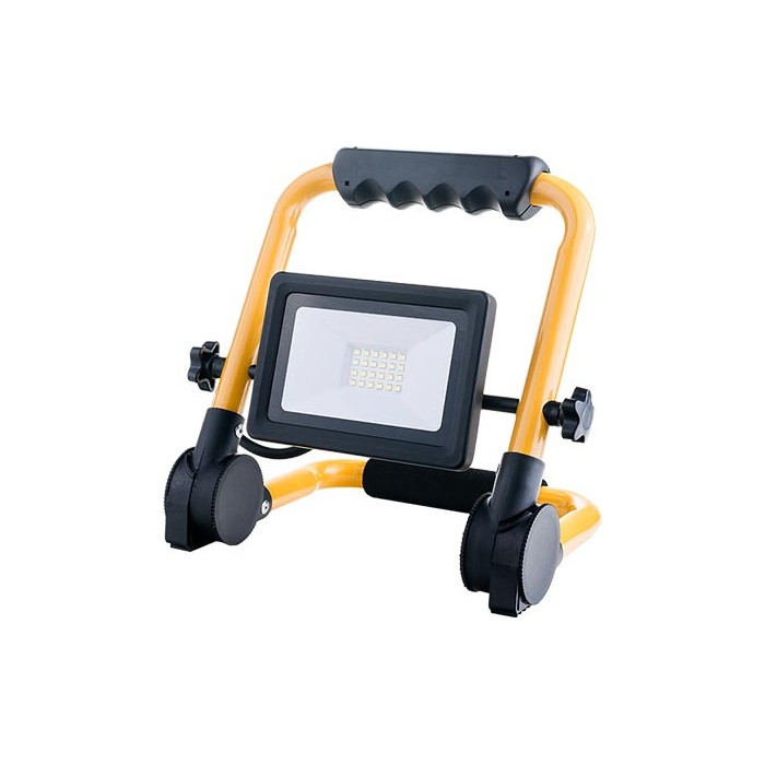 LED prožektorius, nešiojamas, 20W, šalta balta šviesa