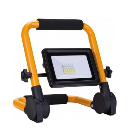 LED prožektorius, nešiojamas, 20W, šalta balta šviesa