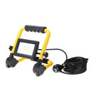 LED prožektorius, nešiojamas, 20W, šalta balta šviesa