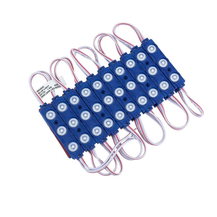 LED modulis, 1.5W, 120Lm, 12V, mėlyna šviesa