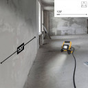 LED prožektorius, nešiojamas, 20W, šalta balta šviesa