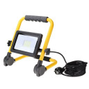 LED prožektorius, nešiojamas, 30W, šalta balta šviesa