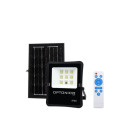 LED prožektorius, juodas, su saulės baterija, 8W, šalta balta šviesa