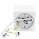 LED lubų šviestuvas, kvadratinis, 70mm