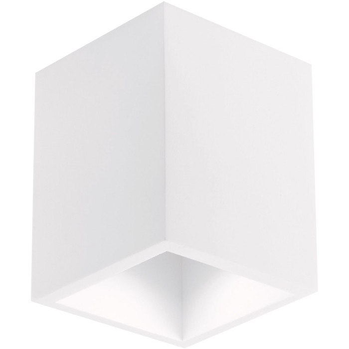 LED lubų šviestuvas, kvadratinis, baltas