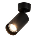 LED taškinis šviestuvas, 1 lemputė, juodas